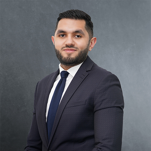 A photo of Khalid Patel, Managing Solicitor at our Ilford, Greater London branch office.