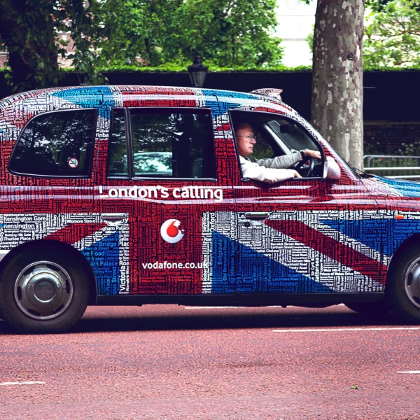 UK Visitor Visa for travel to London, home of the classic black taxi, now in other colours as well.