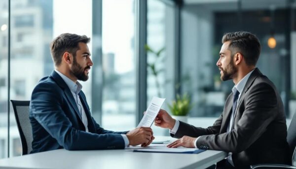 UK Standard Visitor Visa in 2025: Key Rules & How to Apply A lawyer is seen discussing the UK immigration rules with a remote worker, explaining the permitted activities under the standard visitor visa.