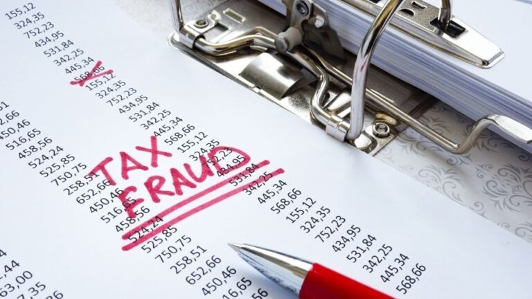 Blog (In the image the concept for Tax fraud sentence uk can be seen showcasing corruption)