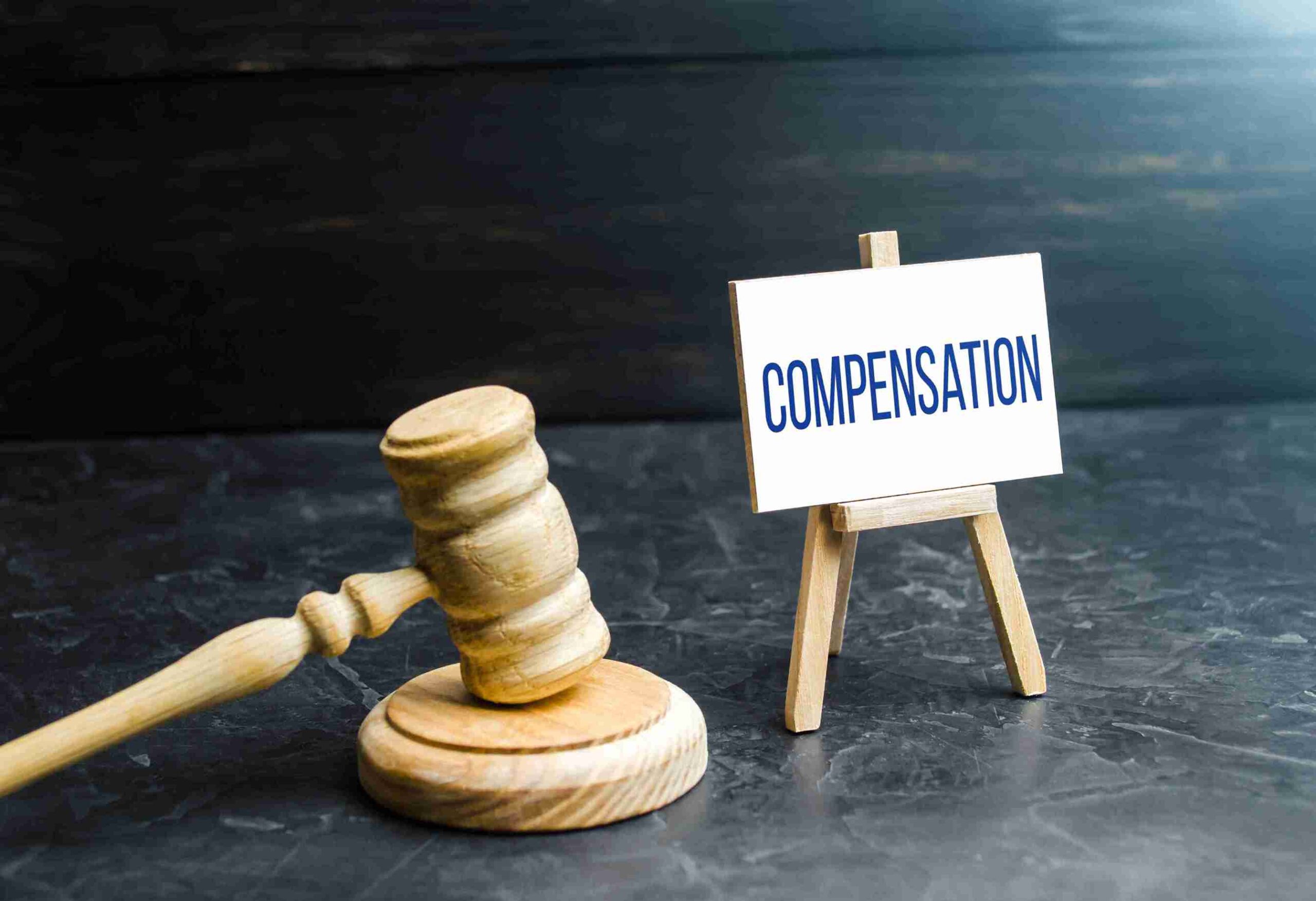 In the image you can see that compensation is being mentioned in regards to professional negligence