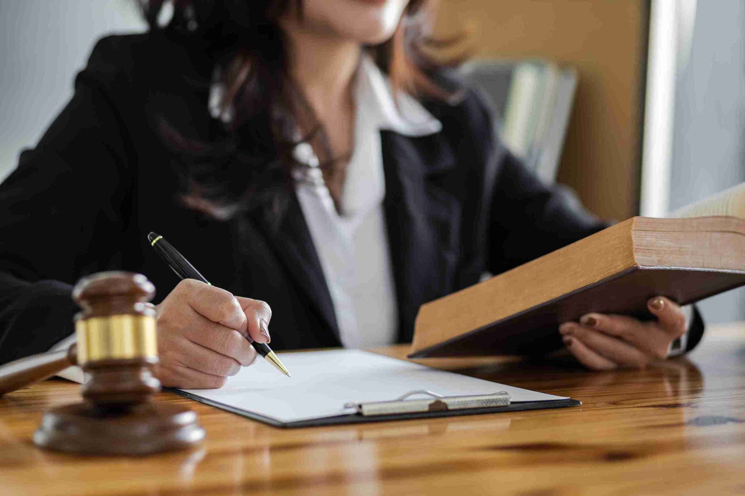 This Image is showing a lawyer, that is been referred as Legal Representation