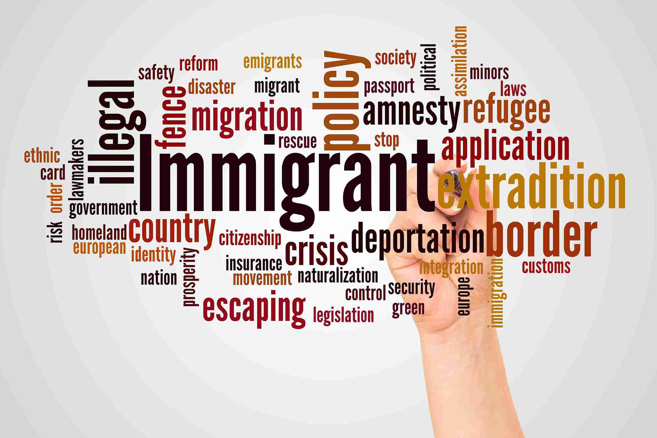 Image depicting UK immigration law concepts, featuring legal documents and symbols representing immigration processes.