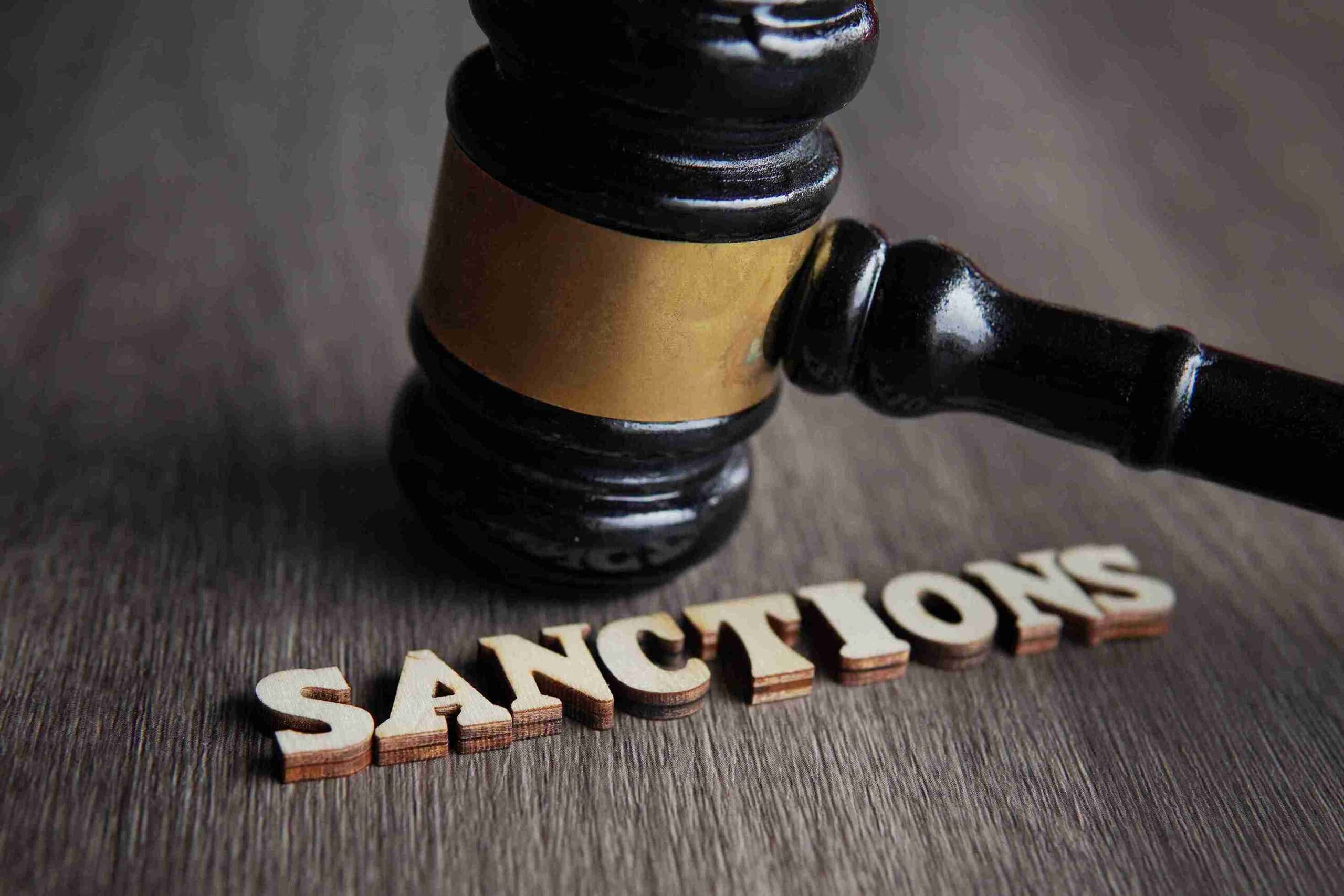 Sanctions imposed on UK court, highlighting legal injunctions and enforceable measures.