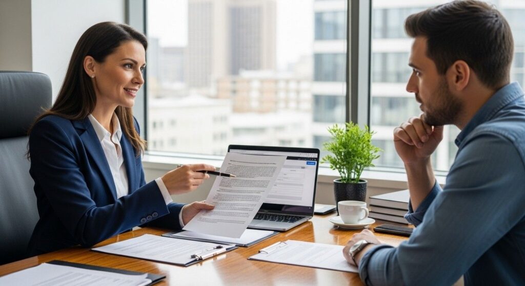 A solicitor providing professional legal advice to a client regarding parent visa application for a parent of a British child.
