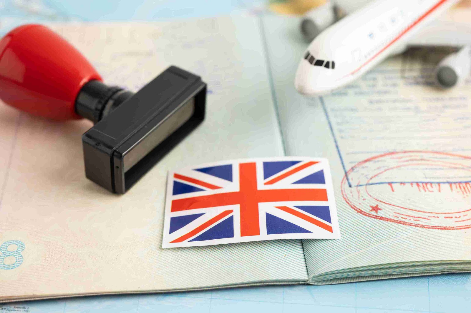 UK visa application form with detailed instructions and required documents for submission.