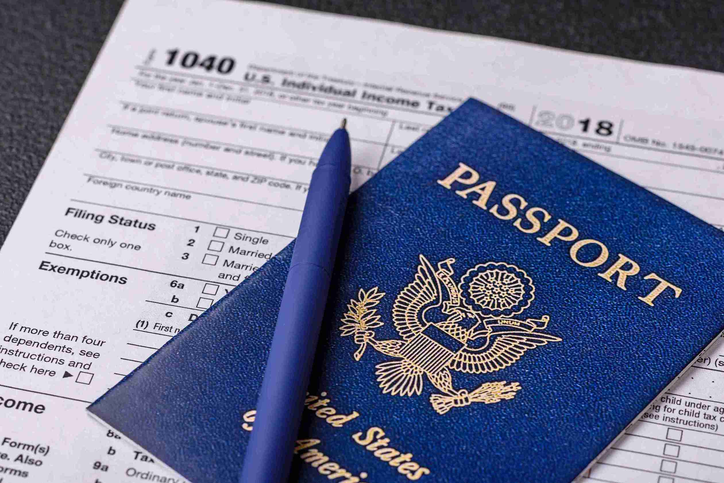 A guide on filing taxes using a passport as identification for tax purposes.