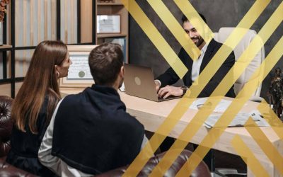 Couple consulting with an immigration professional about their visa application.