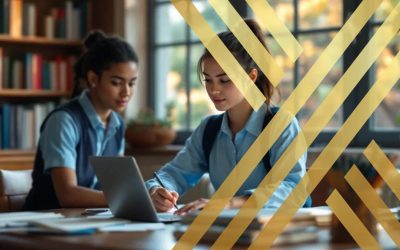 A student is sitting at a desk, deeply engaged in reading materials about English language tests, focusing on the requirements for studying in the UK. The books and papers on the desk highlight various acceptable English language qualifications, including IELTS and TOEFL, essential for international students aiming to meet English language proficiency standards for their visa application.