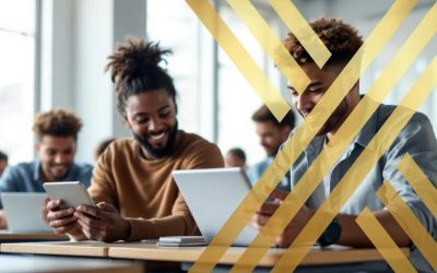 A diverse group of students is gathered around a table, intently reading materials about the "Graduate Route Shortened," which outlines the UK government's immigration rules for international students seeking graduate visas. They appear engaged and focused, discussing the implications of the graduate immigration route and how it affects their future in the UK.