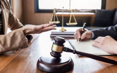 (In the image you can see a client having their first consultation with her solicitor)